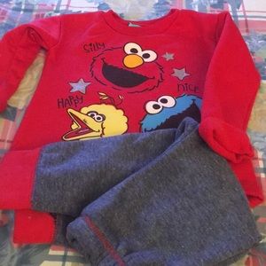 Sesame Street sweat suit